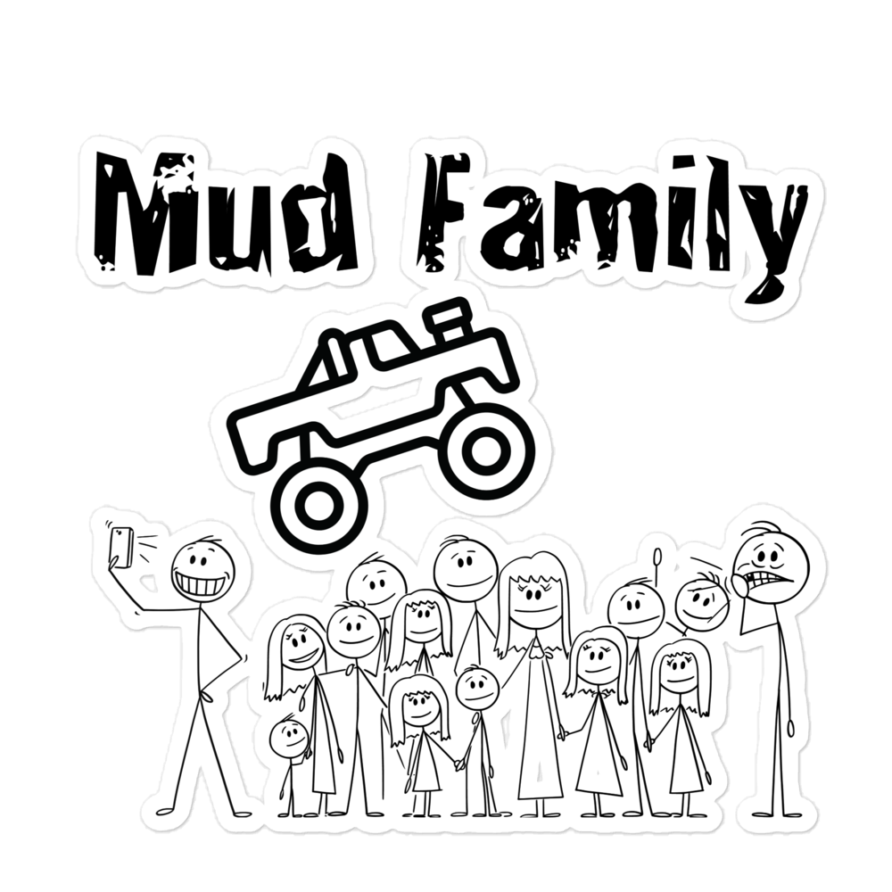 Mud Family Sticker