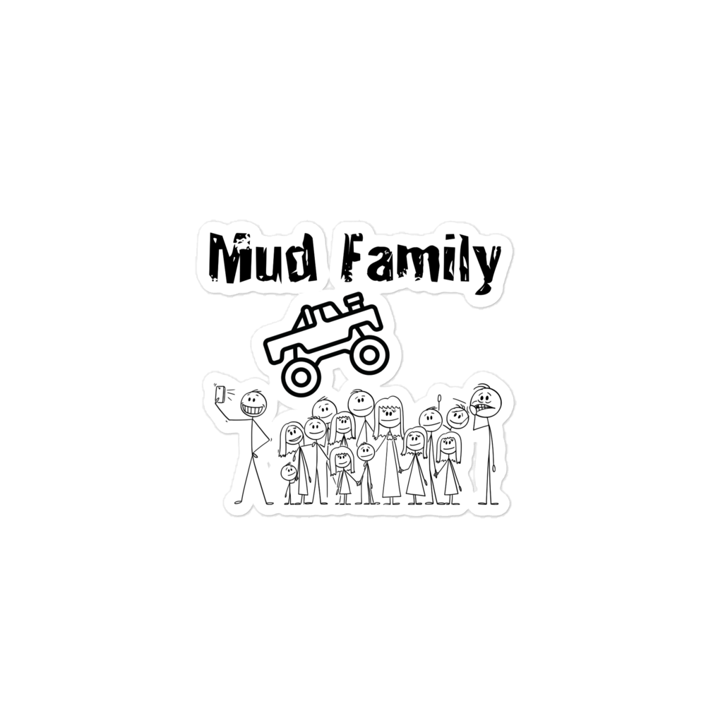 Mud Family Sticker