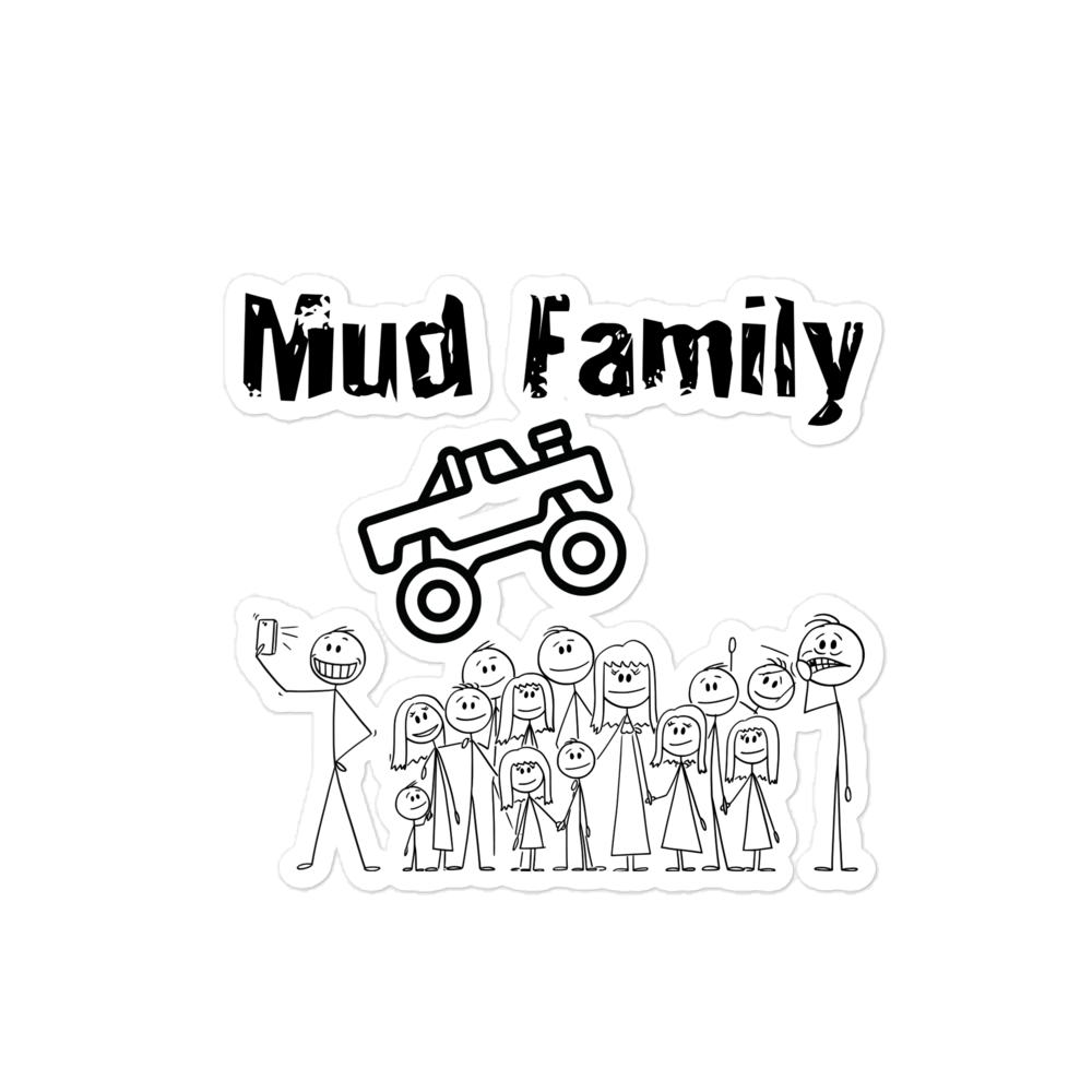 Mud Family Sticker